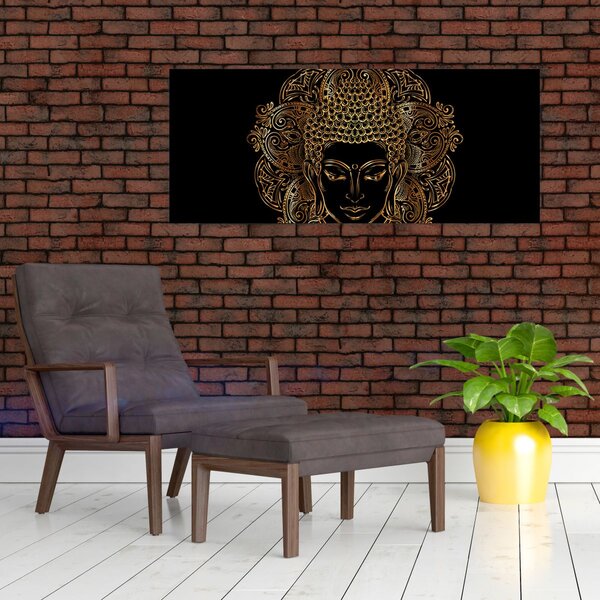 Slika zlatega Bude (120x50 cm)