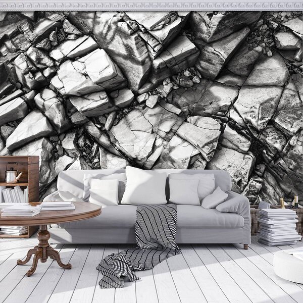 Foto tapeta - Srebrne stijene (152,5x104 cm)