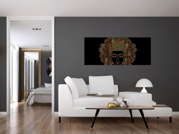 Slika zlatega Bude (120x50 cm)