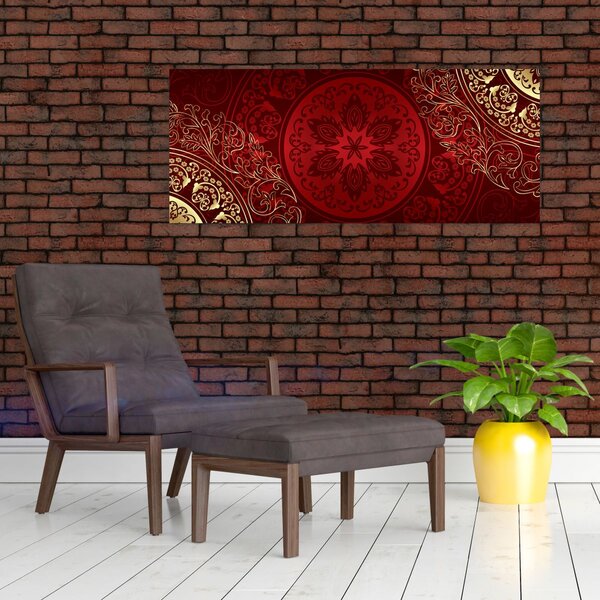 Slika - Zlate mandale (120x50 cm)