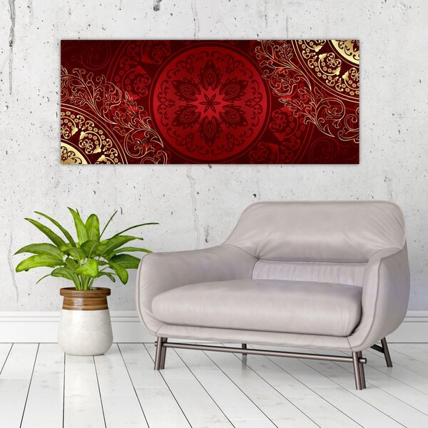 Slika - Zlate mandale (120x50 cm)