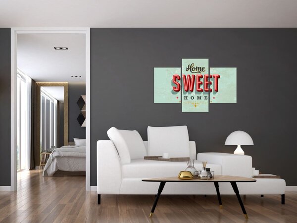 Slika - Home sweet home (90x60 cm)