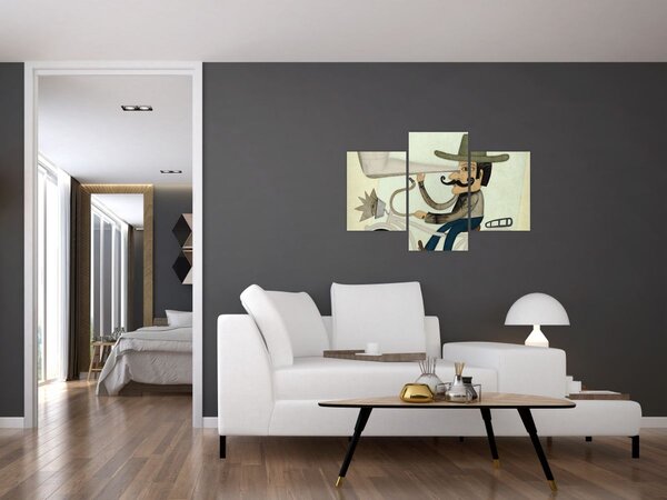 Astronom na kolesu (90x60 cm)