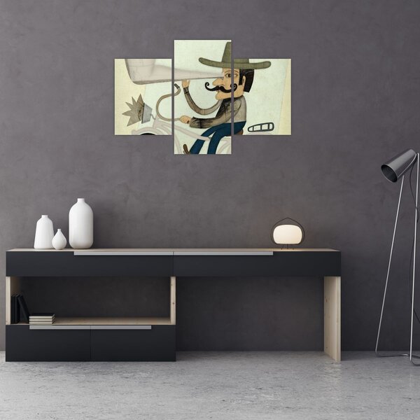 Astronom na kolesu (90x60 cm)