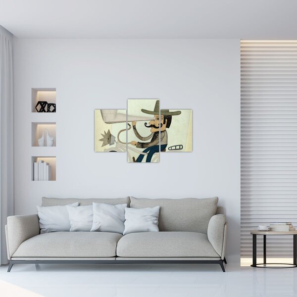 Astronom na kolesu (90x60 cm)
