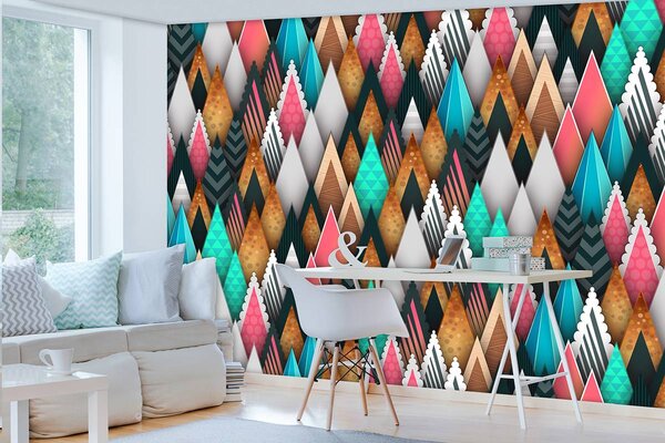 Foto tapeta - Geometrijski (152,5x104 cm)