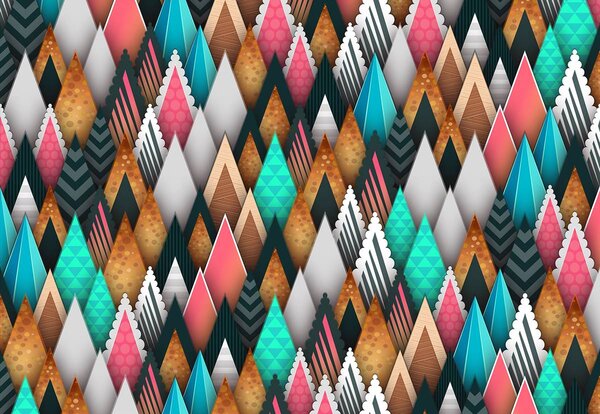 Foto tapeta - Geometrijski (152,5x104 cm)