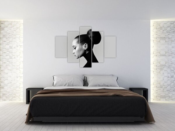 Slika - Profil lepe ženske (150x105 cm)