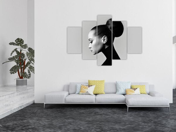 Slika - Profil lepe ženske (150x105 cm)