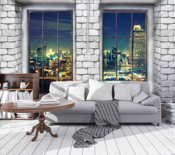 Foto tapeta - Prozori (152,5x104 cm)