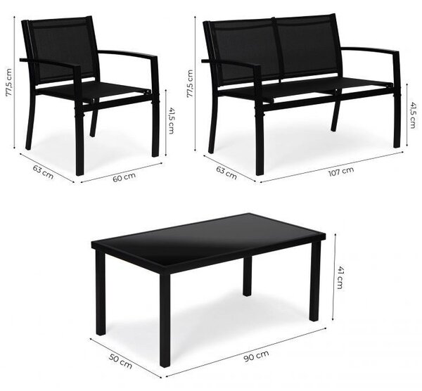 Elegantan set vrtnog namještaja