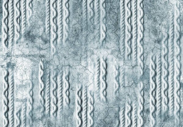 Foto tapeta - Betonski vez - plava (152,5x104 cm)