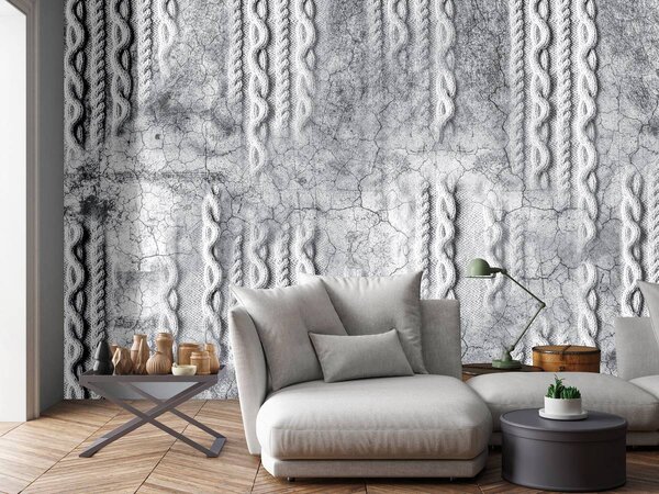 Foto tapeta - Betonski vez - siva (152,5x104 cm)