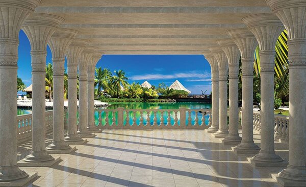 Foto tapeta - Plaža more pijesak krajolik (152,5x104 cm)