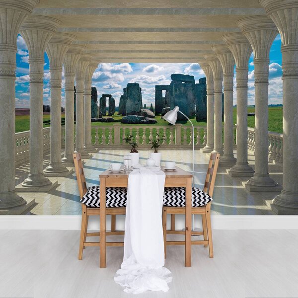 Foto tapeta - Stonehenge krajolik (152,5x104 cm)