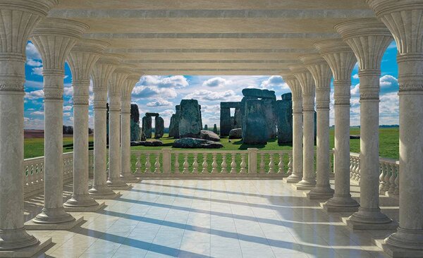 Foto tapeta - Stonehenge krajolik (152,5x104 cm)