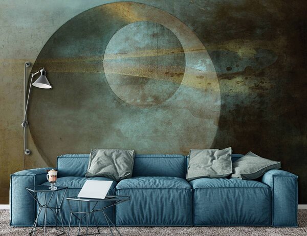 Foto tapeta - Krug u hrđi (152,5x104 cm)