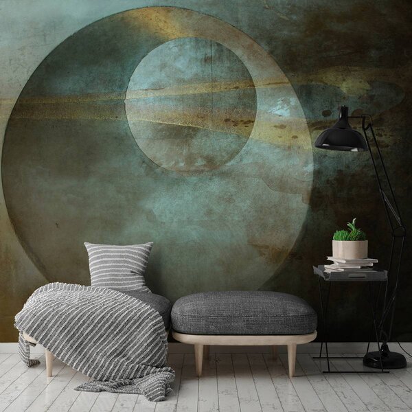 Foto tapeta - Krug u hrđi (152,5x104 cm)
