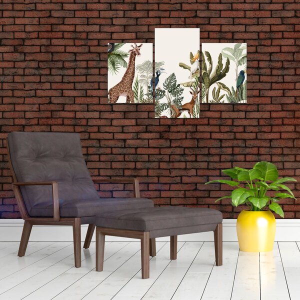 Slika - Prebivalci Afrike (90x60 cm)