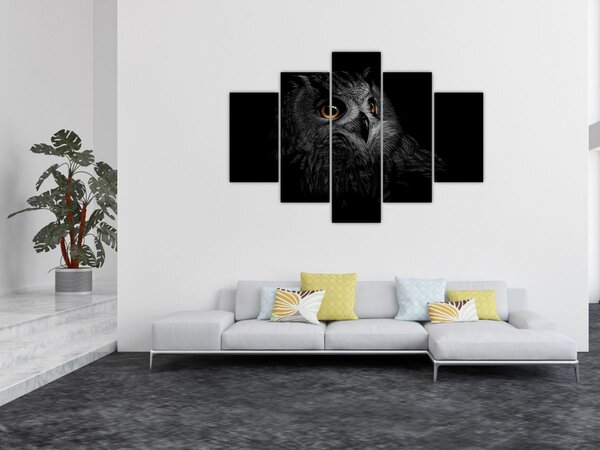 Slika - Sova, ilustr (150x105 cm)