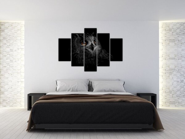 Slika - Sova, ilustr (150x105 cm)