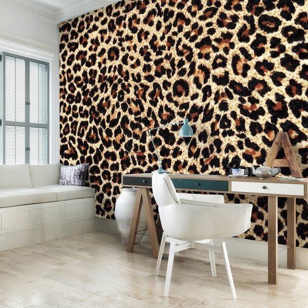 Foto tapeta - Leopardovo krzno (152,5x104 cm)