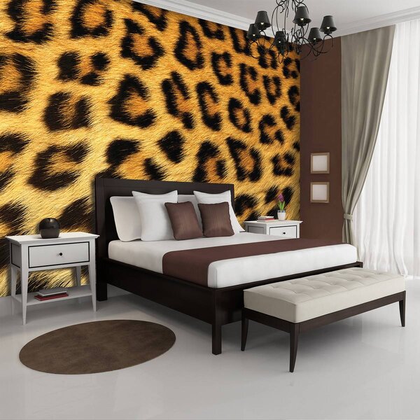Foto tapeta - Leopardovo krzno (152,5x104 cm)