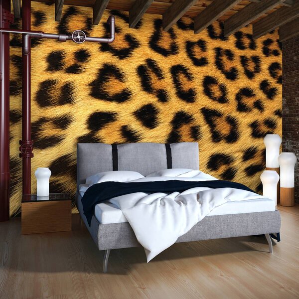 Foto tapeta - Leopardovo krzno (152,5x104 cm)