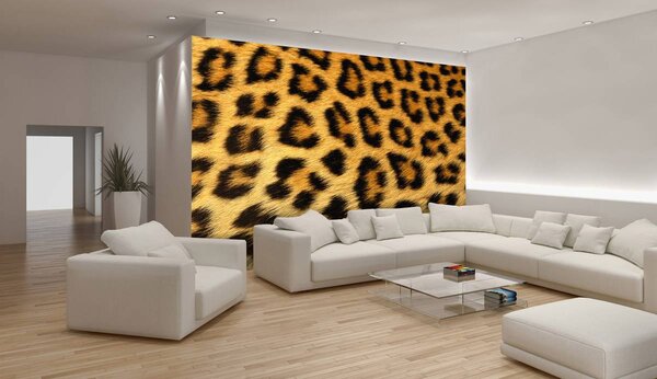 Foto tapeta - Leopardovo krzno (152,5x104 cm)