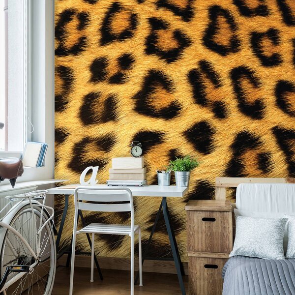Foto tapeta - Leopardovo krzno (152,5x104 cm)
