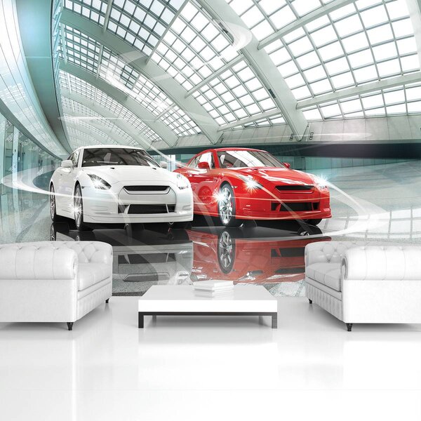 Foto tapeta - Luksuzni autosalon (152,5x104 cm)