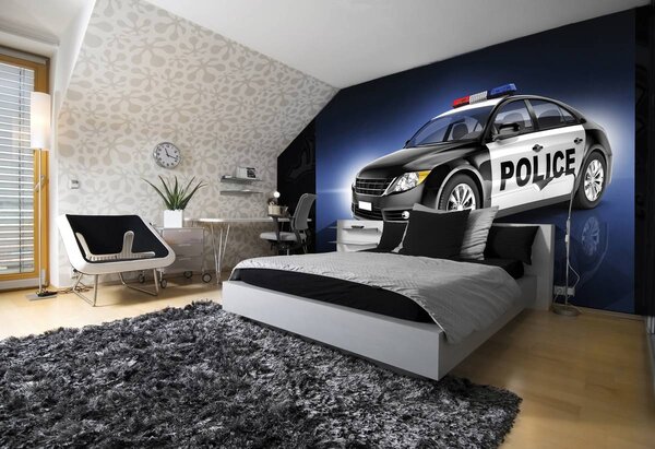 Foto tapeta - Policijski auto (152,5x104 cm)