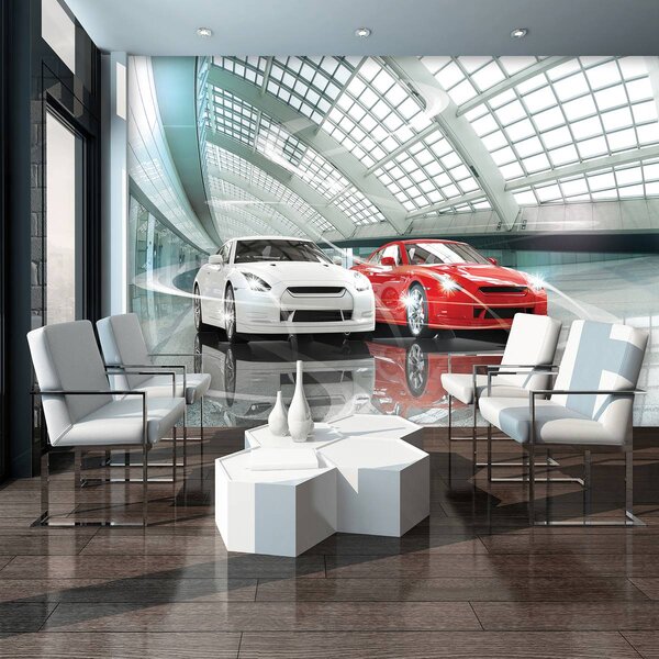 Foto tapeta - Luksuzni autosalon (152,5x104 cm)