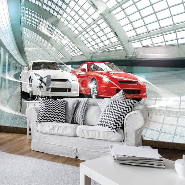 Foto tapeta - Luksuzni autosalon (152,5x104 cm)