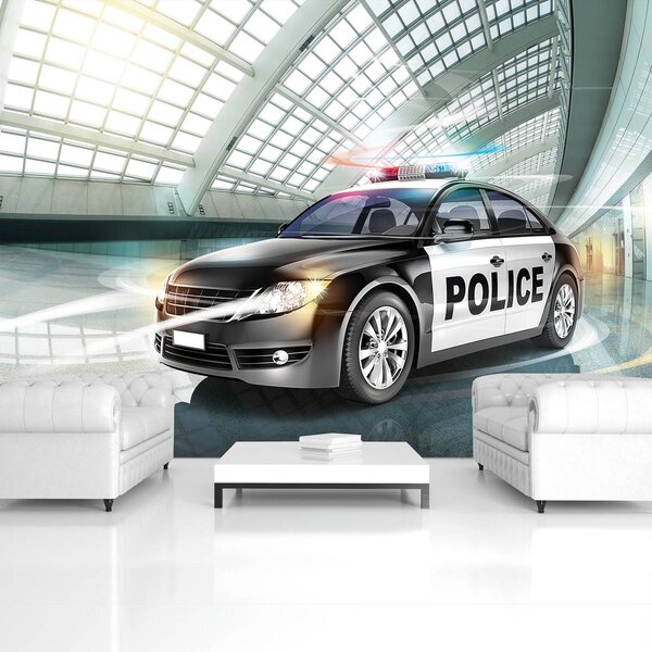 Foto tapeta - Policijski auto (152,5x104 cm)