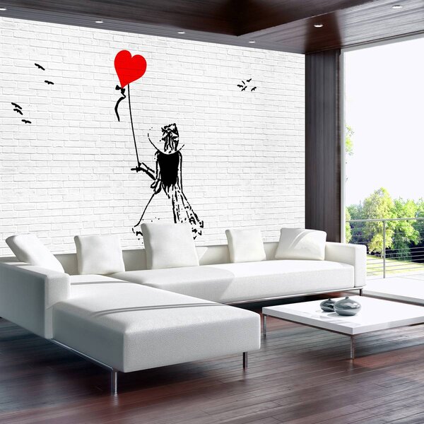 Foto tapeta - Djevojka s balonom Banksy (152,5x104 cm)
