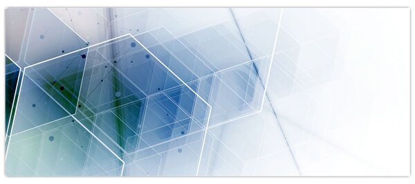 Slika - Geometrijski liki (120x50 cm)
