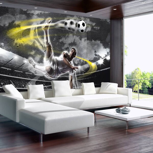 Foto tapeta - Nogometaš u akciji (152,5x104 cm)