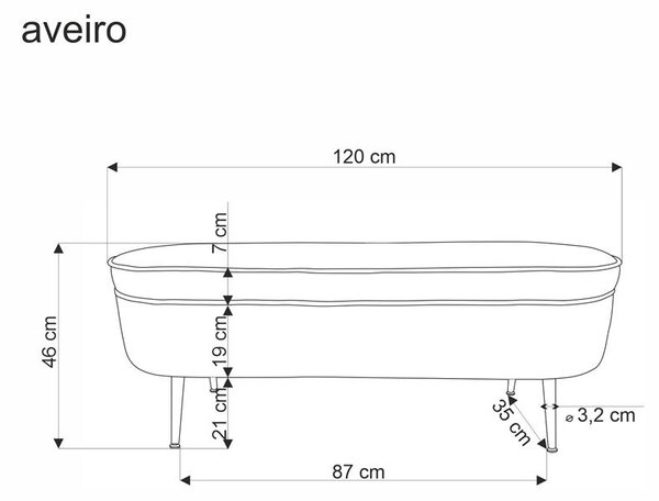 Zondo.hr Tabure Ardith (krem). 1049532