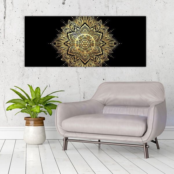 Slika - Mandala bogastva (120x50 cm)