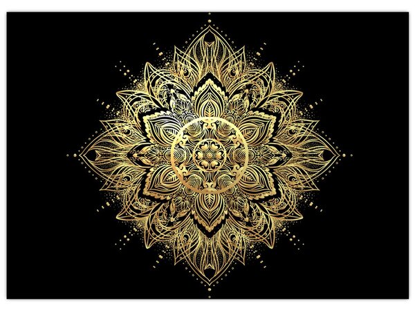 Slika - Mandala bogastva (70x50 cm)
