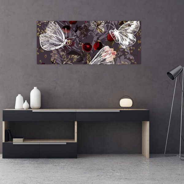 Slika metuljev (120x50 cm)