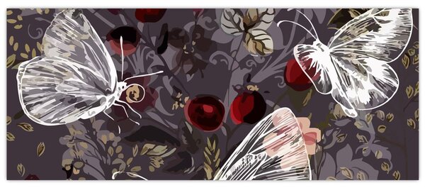 Slika metuljev (120x50 cm)