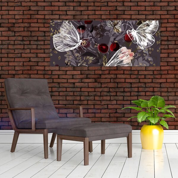 Slika metuljev (120x50 cm)