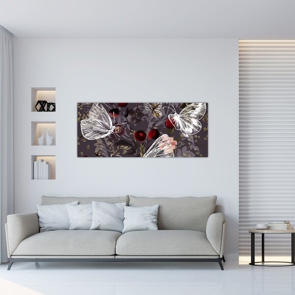 Slika metuljev (120x50 cm)