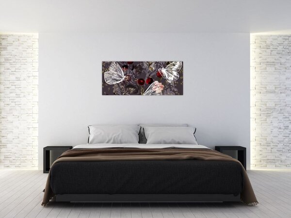 Slika metuljev (120x50 cm)