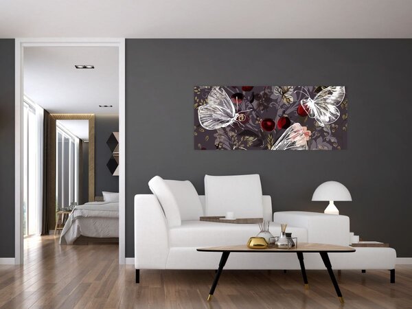 Slika metuljev (120x50 cm)