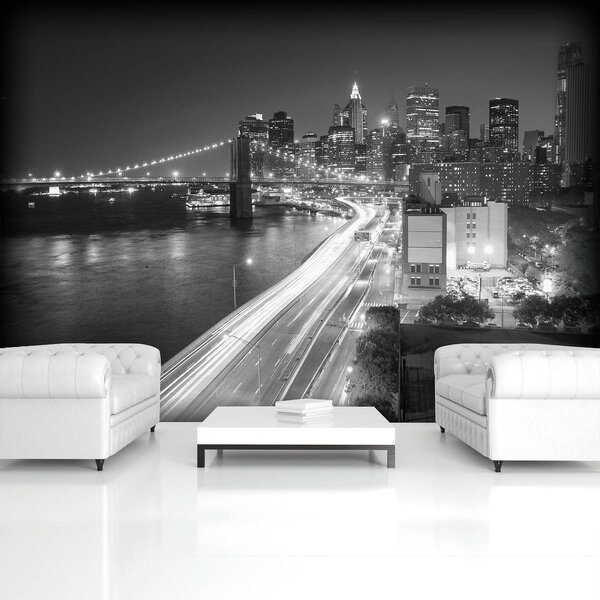 Foto tapeta - New York Brooklyn Bridge City (152,5x104 cm)