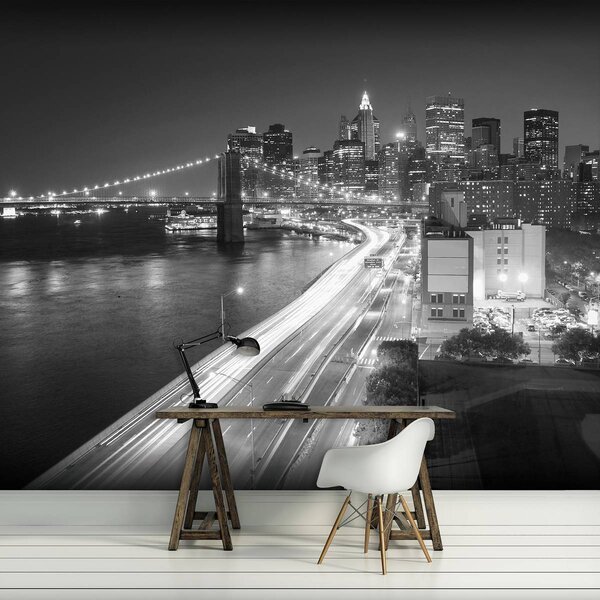 Foto tapeta - New York Brooklyn Bridge City (152,5x104 cm)