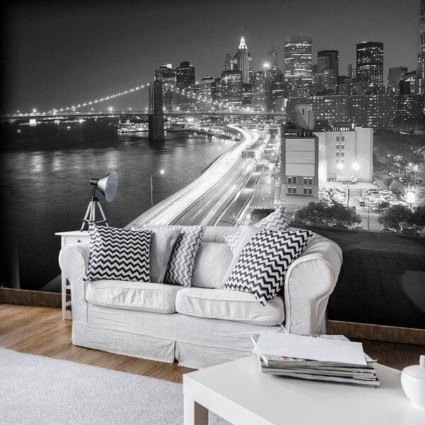 Foto tapeta - New York Brooklyn Bridge City (152,5x104 cm)